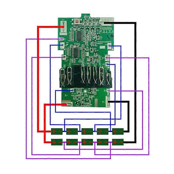 BSL36A18 Litiumbatteri Skyddskort PCB-kort för 36V 18V MultiVolt MV Litiumbatteri
