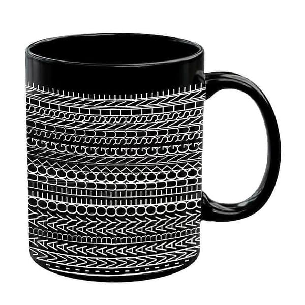 Kaffekopp i keramik med dolt meddelande, kök, dold information D