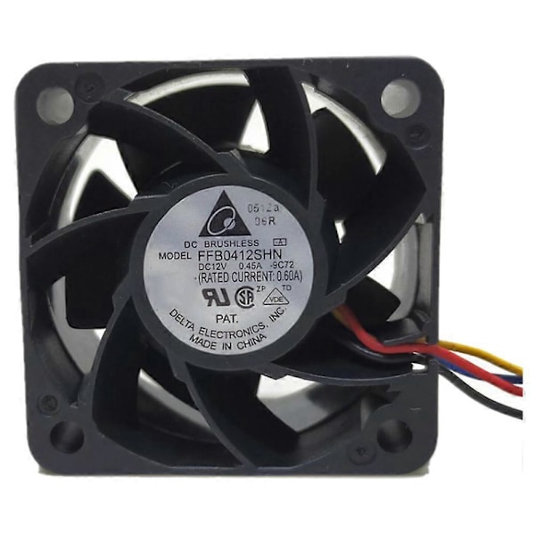 FFB0412SHN 4028 40MM 40X40X28MM Servervifte Stor Effekt Kjølevifte 12V 0.45A - Voldsom Luftstrømsvifte 4P
