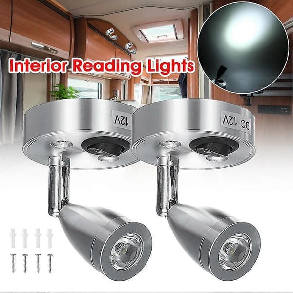 12V LED Spot Læselampe Afbryder Autocamper - Storbritannien