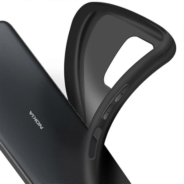 Cover til Nokia G42 i blød silikone, klassisk cover, sort Boris
