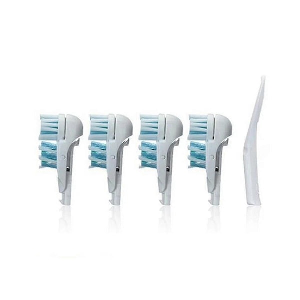 4 KPL Herkät Dual Clean -vaihtoharjaspäät 3733 4732 4734 sähköhammasharjaan, pyörivä T