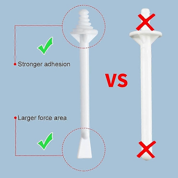 2025 Egnet Nesevoks-pinner 60 stk Plast Nesevoks-applikatorer For Smertefri Nesehårfjerning