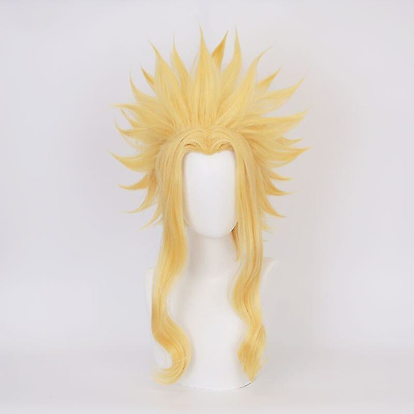 Anime My Hero Academia Cosplay Peruk Allmight Samma Stil Guld
