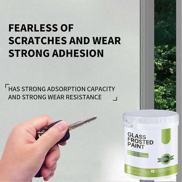 Frosted Glass Paint for Windows - Privacy Window Paint, Waterproof and UV Resistant