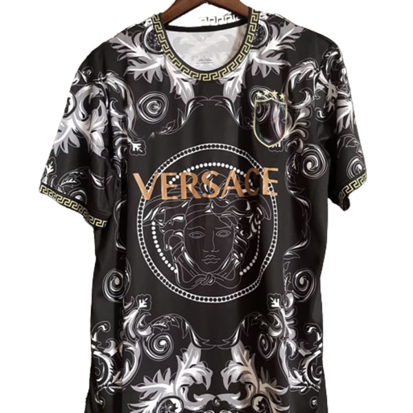 23-24 Italiensk træningsdragt sort brugerdefineret trøje træningsdragt kortærmet trøje T-shirt Cantona NO.7 M