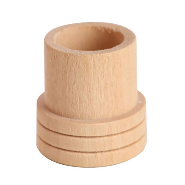 Moxa-rullholder i tre for moxibustion-pinnebase