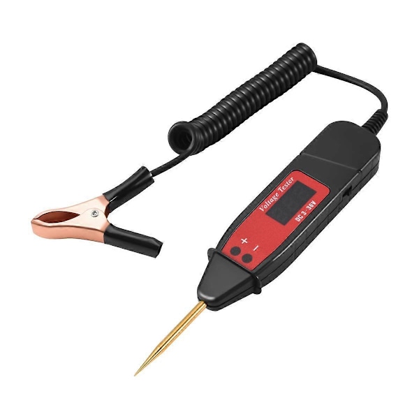 Universal 5-36V Bil Digital LCD Spændingstest Pen Professionel Bil Tester Blyant Detektor Med LED L
