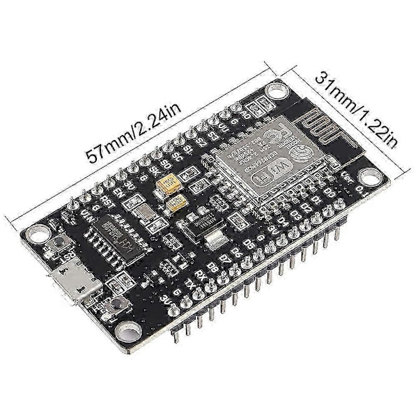 6 st Node-MCU V3 Trådlös Modul ESP8266 ESP-12F WiFi Utvecklingskort med CH-340