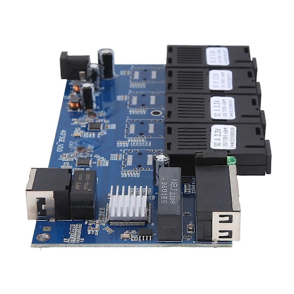 Gigabit Metro Ethernet Switch med Fiberanslutning 4X1.25G Fiber Port 3X100/1000M RJ45 Port SC Optisk Fiber S