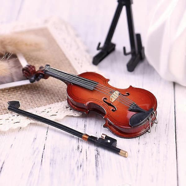 Violinmodel legetøj til børn og voksne som gave 14