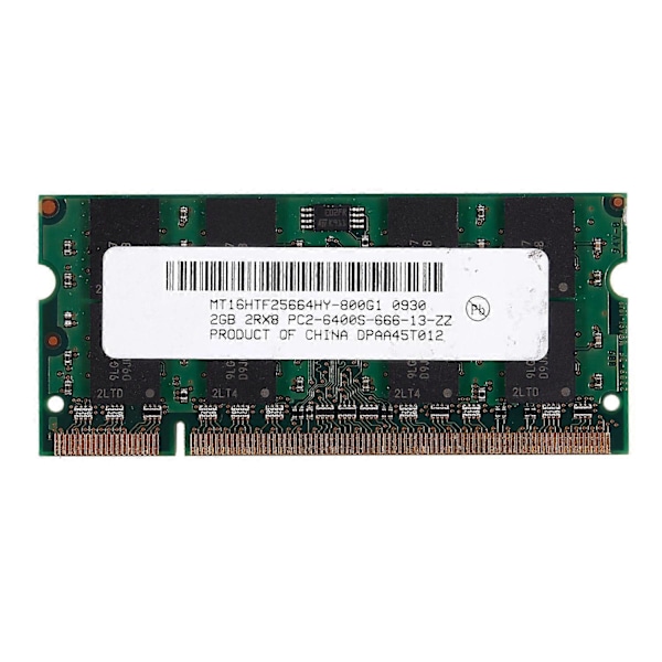 2GB DDR2 PC2-6400 800MHz 200Pin 1.8V Kannettavan Tietokoneen Muisti SO-DIMM Notebook RAM