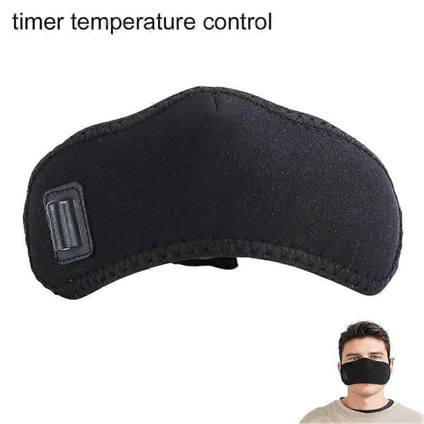 Elektrisk opvarmet næsemaske - 3-niveau temperaturkontrol til bihuler timer temperature control
