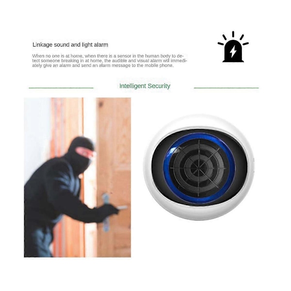 Zigbee Smart Human Presence Sensor Rörelsesensor Smart Länkning med Ljus Siren Alarm för Hem