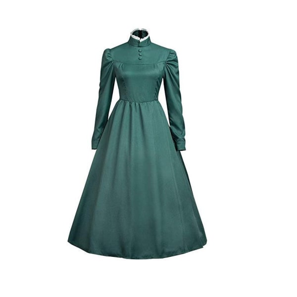 Hal Hall cosplay Sophie cosplay blå kjole dame cosplay kostume Green M