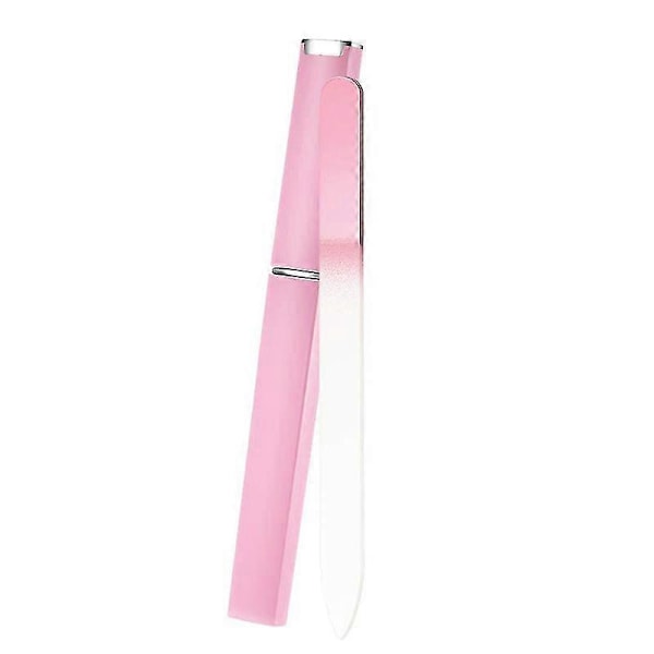 Nagelfil, Glasnagelfil, Premium Glasnagelfil med Fodral, Kristallnagelfil, Professionell 3-pack