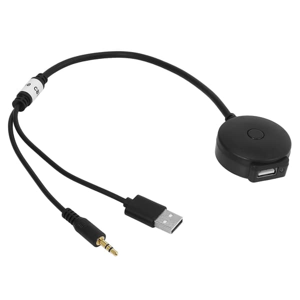 Bil Trådløs Bluetooth Audio Aux Og Usb Musik Adapter Kabel Til