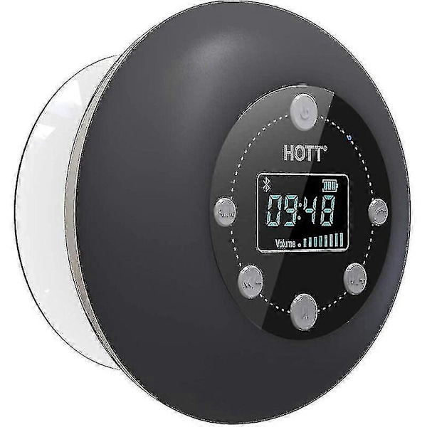 Duschradio Bluetooth 5.0 Vattentät Högtalare Trådlös Badrumsmusik
