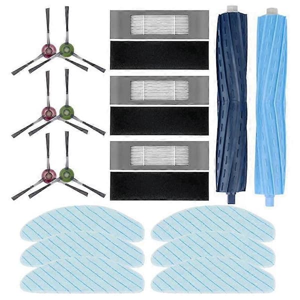 Hovedsidebørste Filter Moppeklut for Deebot T9 / T9 + Vakuum Reservedeler