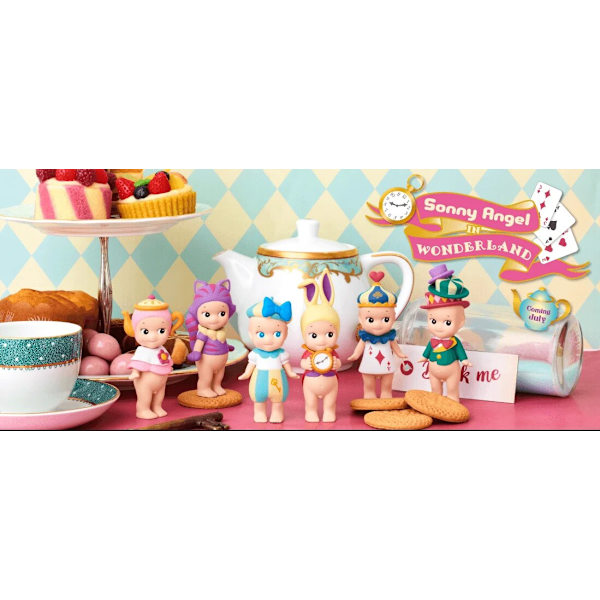 Sonny Angel i Underlandet Alice-serien Blind Box Sömngående Action Anime Mystery Figur Leksaker och Hobby Caixas Supresas Gåvor confirm style 7