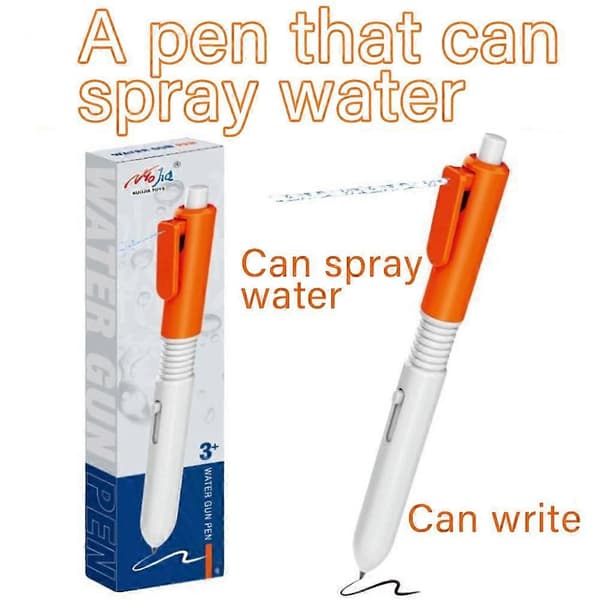 Unik dekompresjonspenn med vannspray Orange