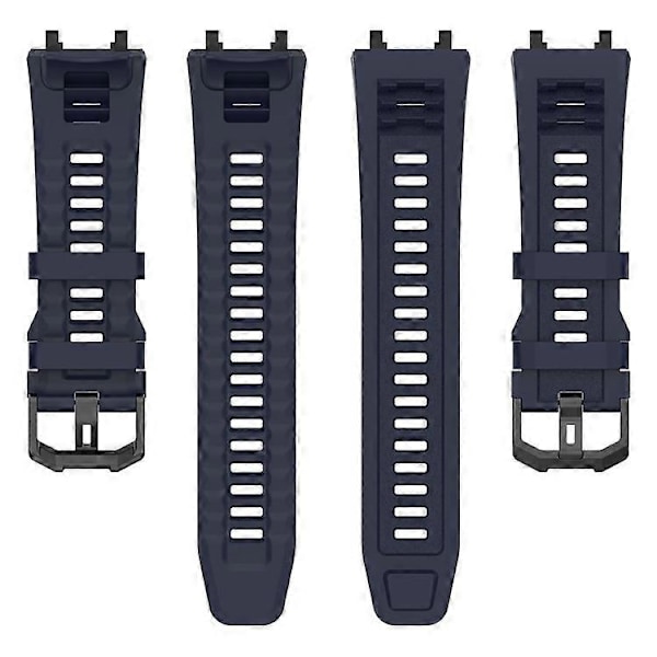 Kompatibel med Huami Amazfit Active Edge A2212 Udskiftningsarmbånd Blød Silikone Urrem DarkBlue