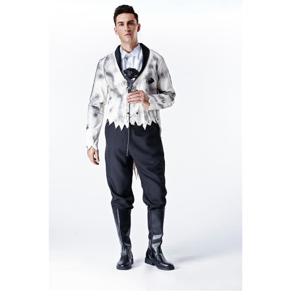 Cosplaykostym för par, andlig kärlek, blodighet, maskerad, scenframträdandekläder Men XL