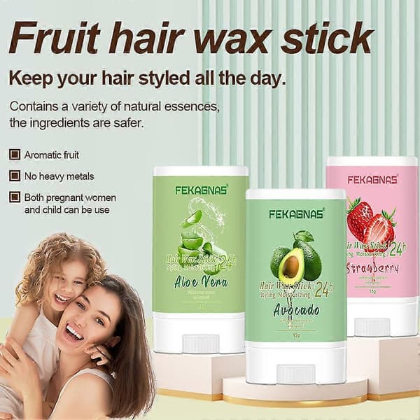 FEKANGS Hårstyling Voksstift til børn og voksne hold Aloe Vera