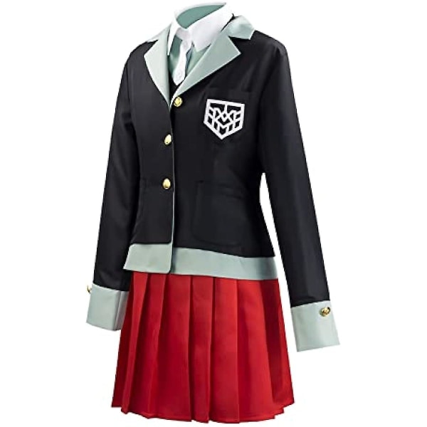Anime Dan-ganronpa Cosplay -asu Yu-meno Hi-miko Merimiesmekko Lukiolaisuniformu Halloween Karnevaali Opiskelijan Uniformu XXXL