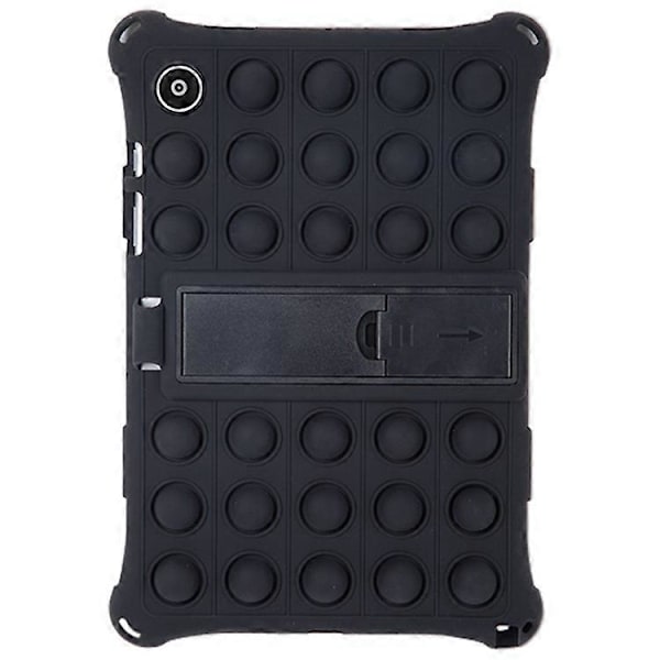 Kompatibel med Galaxy Tab A8 10.5 (2021) Fidget Sensorisk Silikon Bubbla Ångest Stress Relief Leksaker Halkfri Textur Tablet Skydd Black