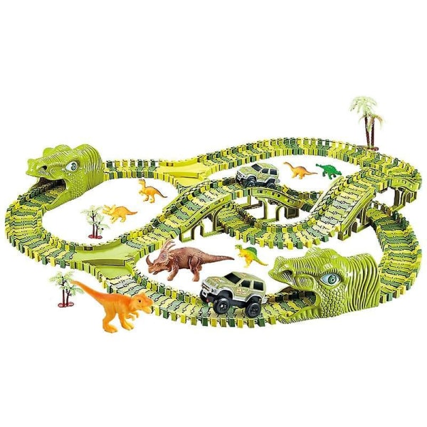 Dinosaur Railway Toy Car Track Racing Track Toy RaceToys for Kid