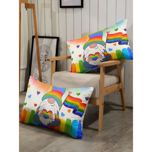 Rainbow Cover Set för tonåringar Färgglada Love Sängkläder Set Love Heart Täcken Cover G 135x200cm