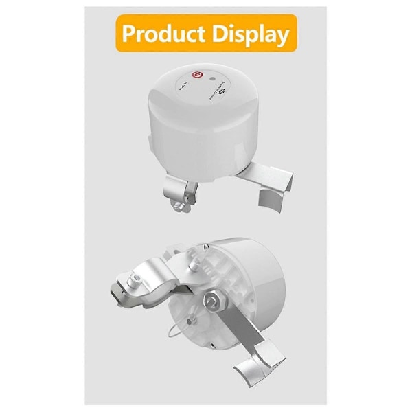 Tuya Smart WiFi Smart Ventilmanipulator Gas Justerbar Vattenventil Läckagekontroll Stöder Alexa E