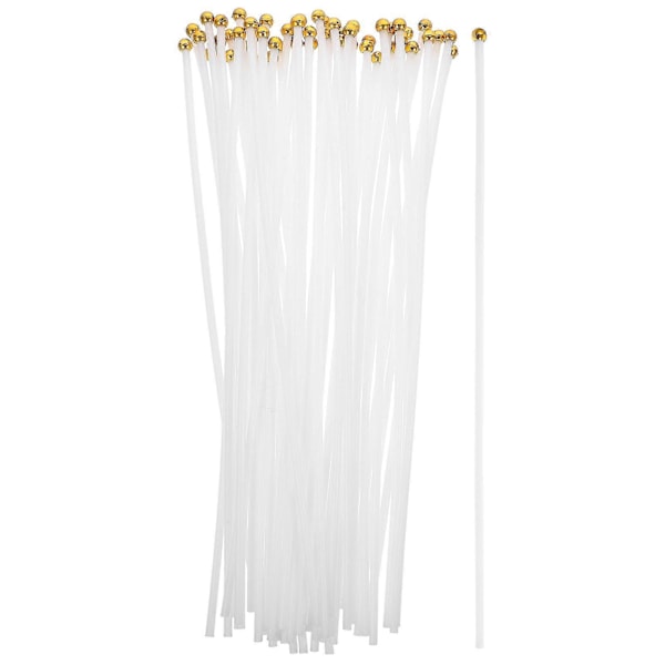 50 stk. plastikflagstang DIY plastikflagstangsstænger Flagstangsudskiftning til skolekontor-FCY