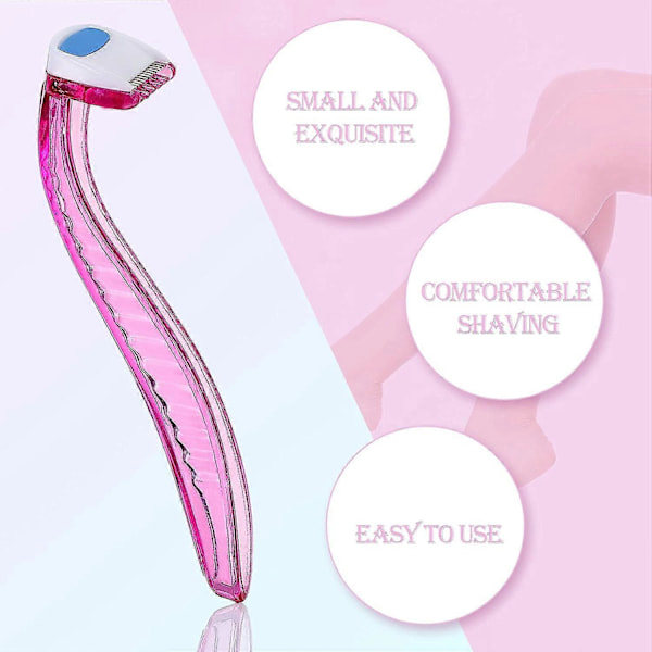 18 Delar Rakhyvel Bikini Trimmer Set för Kvinnor, Hållbara Resetillbehör, T-Typ Rakhyvel För Kropp Kosmetiskt Verktyg