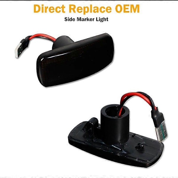 Bil Front LED Side Markeringslys Side Blinklys Blinklys til Patriot Compass 200 Charger