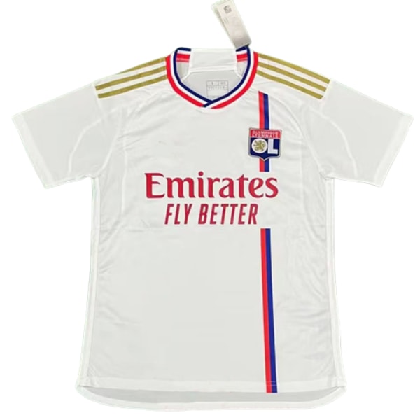 23-24 Lyon hjemme custom trøje træningssæt kortærmet trøje T-shirt Scholes NO.18 M