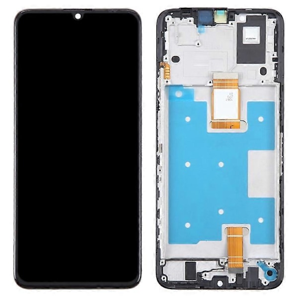 Kompatibel För Honor X7a OEM Grade S LCD-skärm och Digitizer-enhet + Ram Ersättningsdel (utan logotyp)