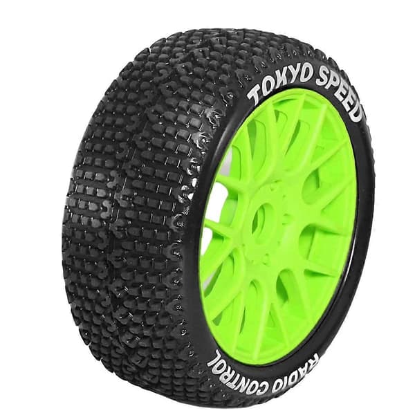 4kpl 110mm 1/8 RC-auton pyörät rengas 17mm Hex D
