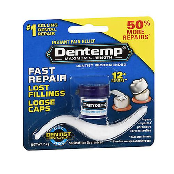 D.O.C. Dentemp Maximum Strength Dental Repair, 2,2 gram (1-pakning)