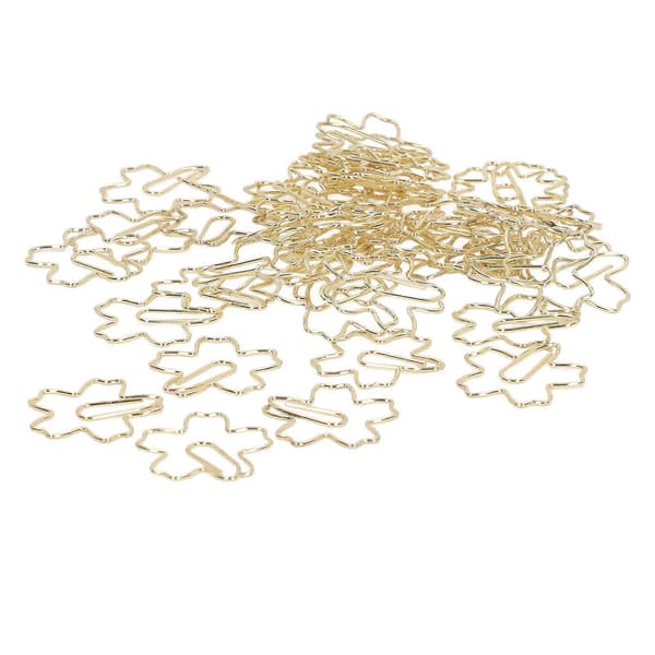 50 stk. papirclips Sakura-form til kontordekoration