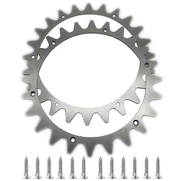 225MM Traction-hjul til gressklipper med antiskli-pigger for Landroid L-modeller, robotgressklipper, piggdekk med skruer