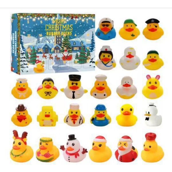 Nedräkning Jul blindbox adventskalender flickor accessoarer diy handgjord presentförpackning set leksakspresent duck blind box