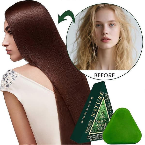 Usman Cypress Leaf Shampoo Bar - Urtebaseret fast sæbe mod hårtab