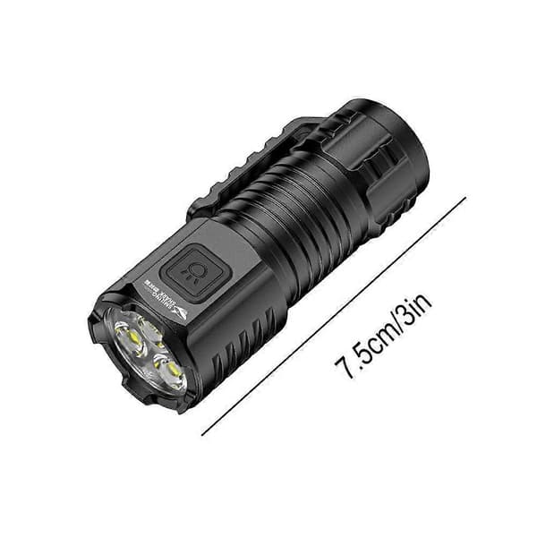 Tre-øjede monstre Mini Flash Super Power Lommelygte Lommelygte Stærkt Lys