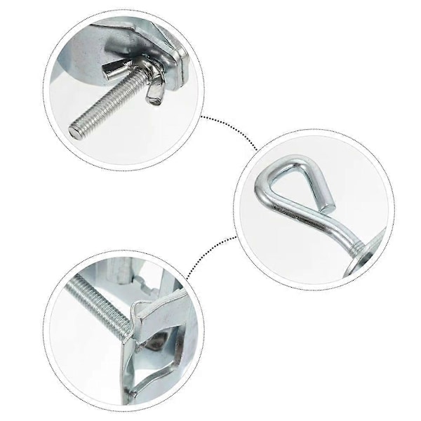 Opgrader Paraplyklemme Stand Holder Kraftig Bænk Terrasse Paraply Fast Clip Strand Fiskeri Paraply
