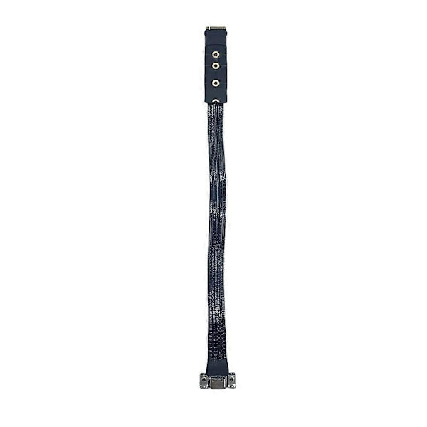 M.2 til Oculink 4i forlængerkabel til M.2 Mkey NVME til SFF8611 adapterkabel PCIe 4.0 X4 Gen4 Sølv