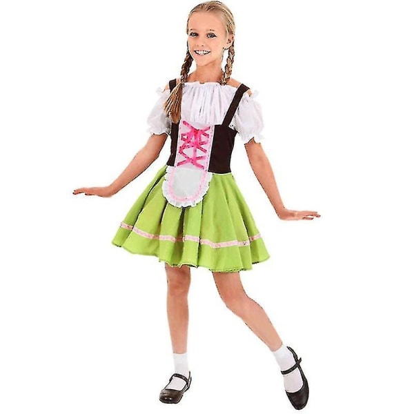 Hurtig Forsendelse Kostumer Cospaly Halloween Ny Tysk Ølfestival Tøj Piger Store Børn Forældre-barn Tøj Stuepige Kostume Børnehave Optræden 6871 Xl