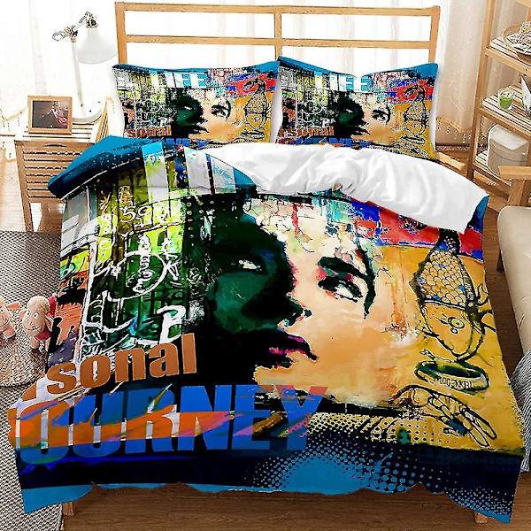 Hip Hop Serie Dynetrekk Hjemmetekstil Tredelt Sett Q B 228*228three-piece set