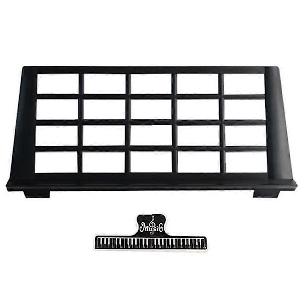 Notestativ Musikkinstrument Keyboard Stativ Tilbehør Bærbar Holdbar Holder, Inkluderer 1 stk. Notebok